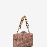 Clutch de festa en camel