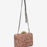 Clutch de festa en camel