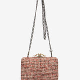 Clutch de festa en camel