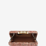 Clutch de festa en camel