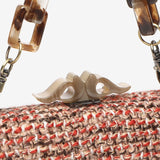 Clutch de festa en camel
