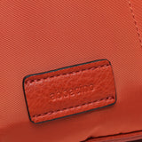 Organizador en materiales reciclados naranja