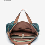 Bolso shopper para el portátil materiales reciclados azul
