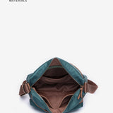 Bandolera en materiales reciclados azul