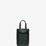 Handtasche aus Lackleder in Grün