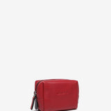Neceser pequeño en piel roja