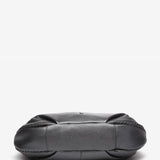 Bolso hobo de piel en plateado