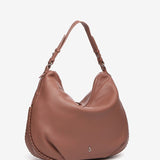 Bolso hobo de piel en rosa