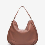 Bolso hobo de piel en rosa
