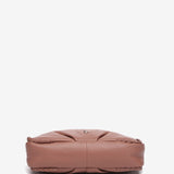 Bandolera mini de piel en rosa