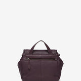 Bandolera de piel en morado