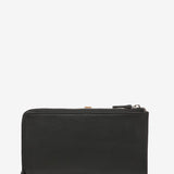 Cartera grande en piel negra