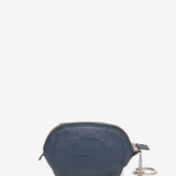 Portafoglio in pelle blu