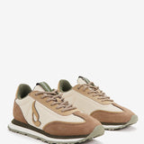 Zapatilla de mujer en beige