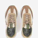 Zapatilla de mujer en beige