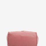 Bolso shopper grande en piel rosa