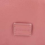 Small shopper bag in pink leather