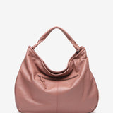 Bolso hobo de piel en rosa
