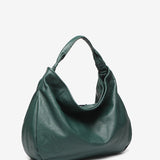 Borsa hobo in pelle verde