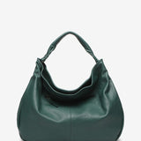 Borsa hobo in pelle verde