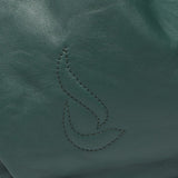 Borsa hobo in pelle verde