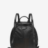 Mochila de piel en negro