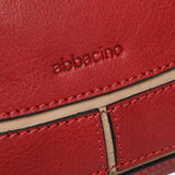 Piccola borsa a tracolla in pelle rossa