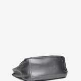 Borsa in pelle argentata