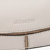 Bolso de hombro pequeño de piel en beige