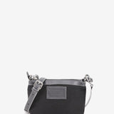 Bolso de mano pequeño de piel en plata