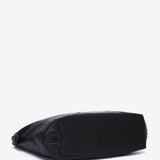 Bolso de hombro en piel negra