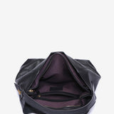 Bolso de hombro en piel negra