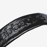 Bolso de hombro en piel metalizada negra