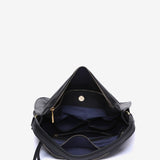 Bolso de hombro en piel negra