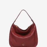 Bolso de hombro en piel terracota