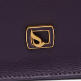Bandolera en piel morada