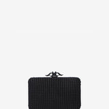 Clutch de fiesta en terciopelo negro