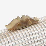 Clutch de fiesta en terciopelo beige