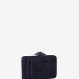Clutch de fiesta en terciopelo azul