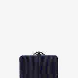Clutch de fiesta en terciopelo azul
