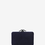 Clutch de fiesta en terciopelo azul