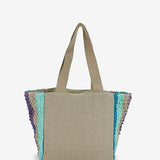 Piccola borsa da spiaggia verde