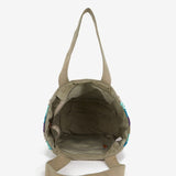Piccola borsa da spiaggia verde