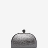 Clutch de fiesta metalizado en plata