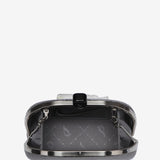 Clutch de fiesta metalizado en plata