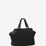 Bolso de mano en materiales reciclados negro
