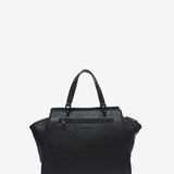 Bolso de mano en materiales reciclados negro