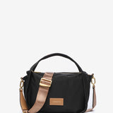 Bandolera en nylon negro