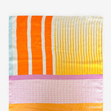 Bandana con estampado geométrico naranja