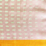 Bandana con estampado geométrico naranja